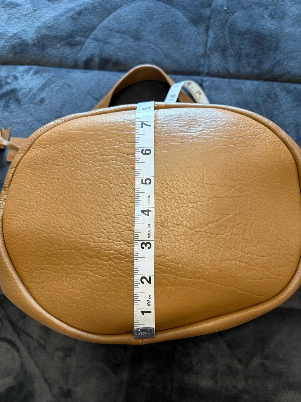 New Brown Hobo Pebble Leather Shoulder Tote